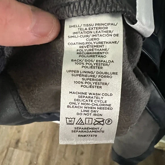 Ann Taylor Blue Faux Leather Dress - Picture 4 of 11